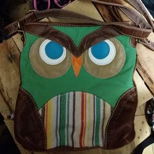 Owl crossbody purse